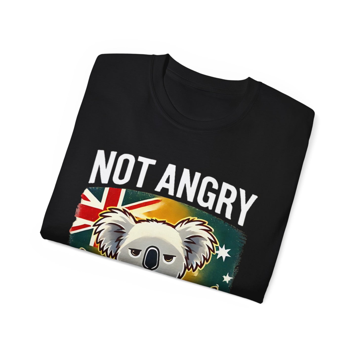 “Not Angry, Just Disappointed” – Aussie Koala Protest Tee (Limited Election Season Drop)
