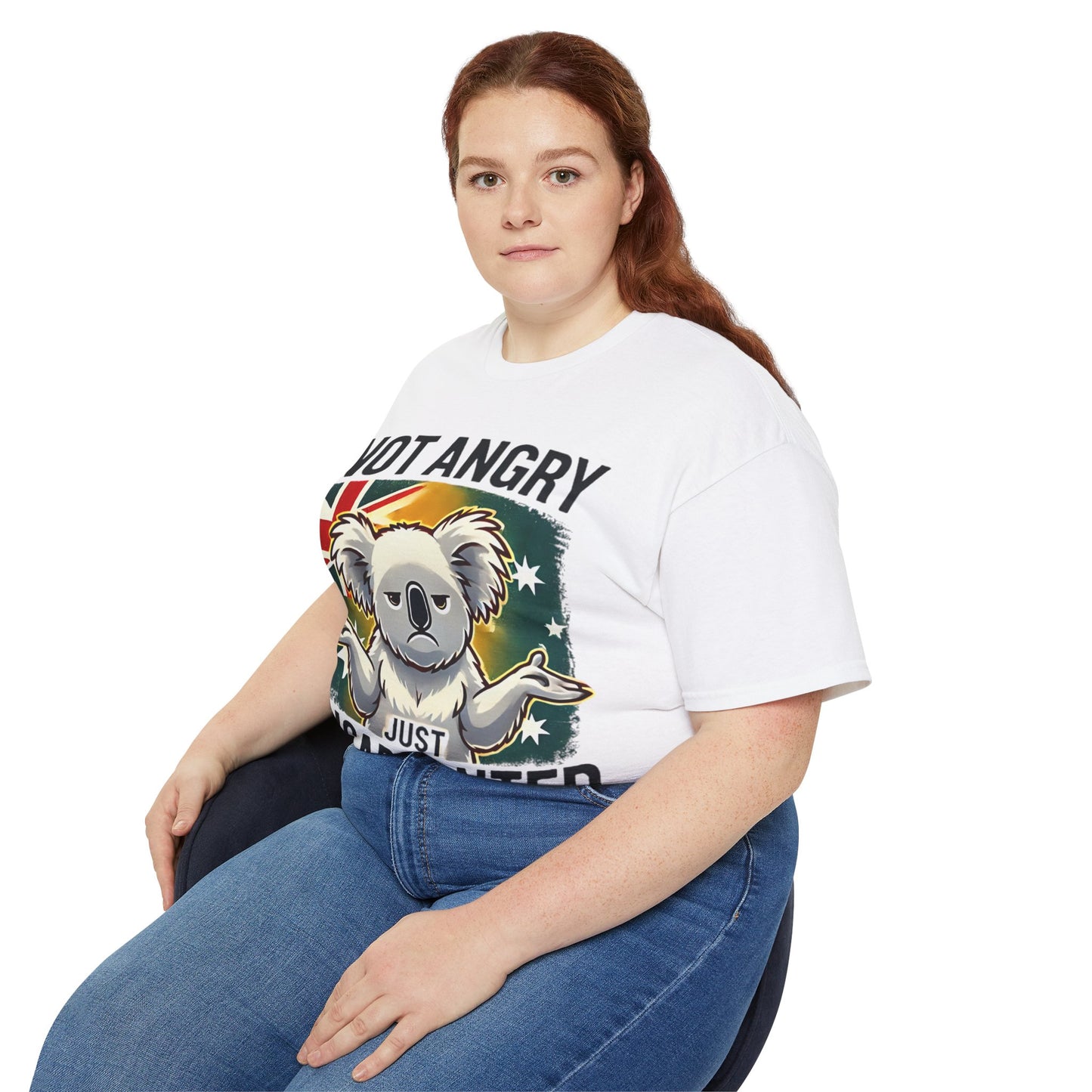 “Not Angry, Just Disappointed” – Aussie Koala Protest Tee (Limited Election Season Drop)