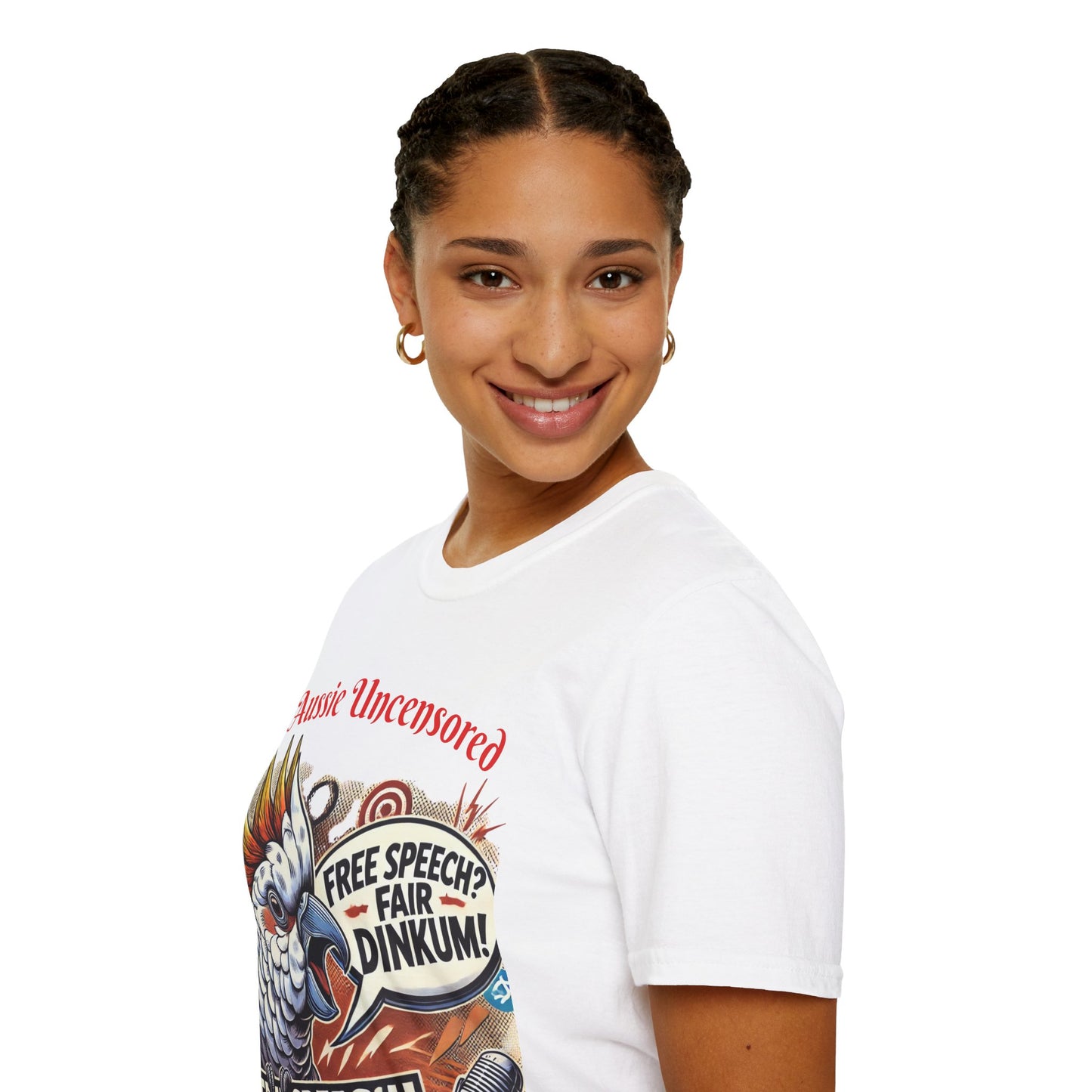 Speak Loud, Wear Proud – Aussie Uncensored Free Speech Shirt