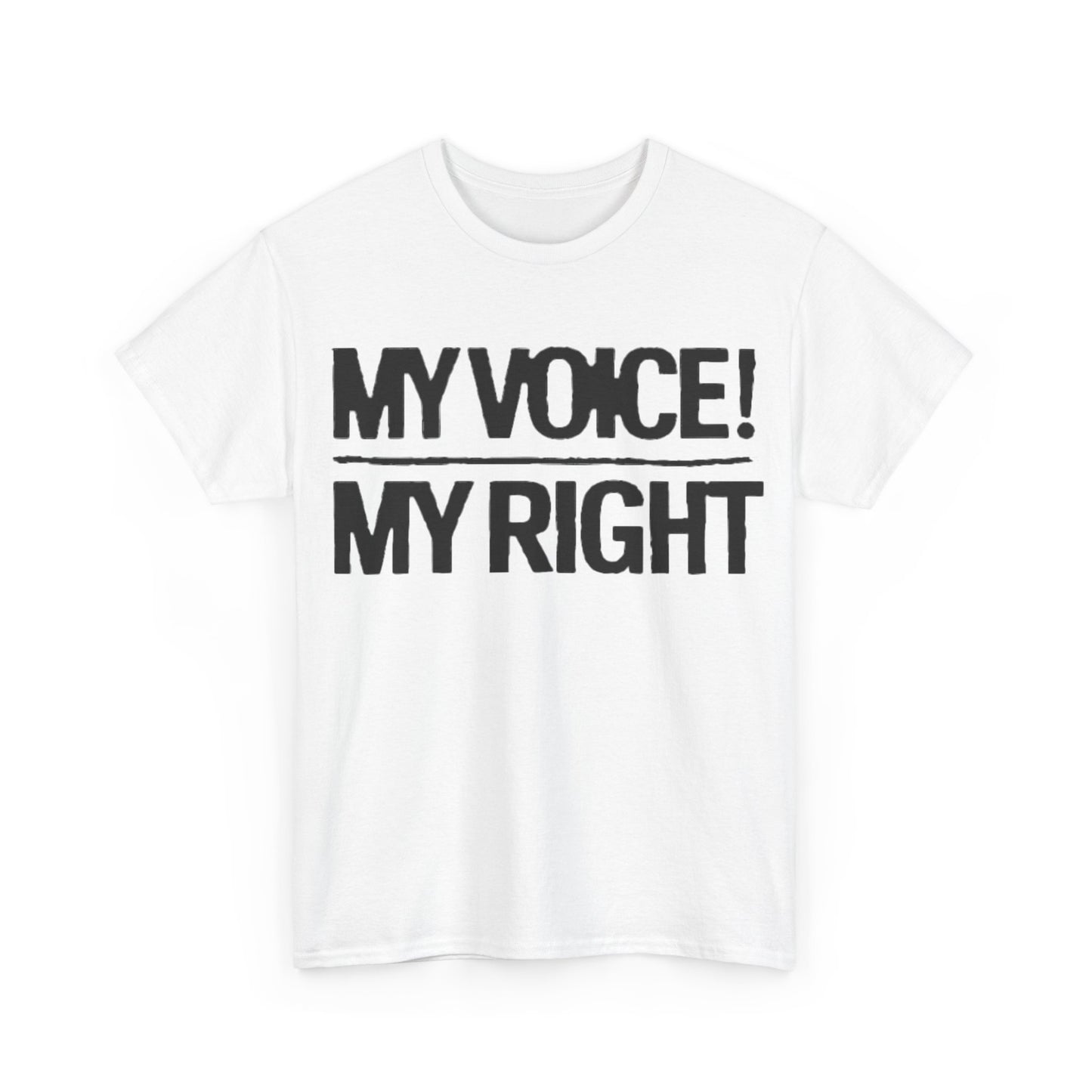 My Voice! My Right Unisex Heavy Cotton Tee